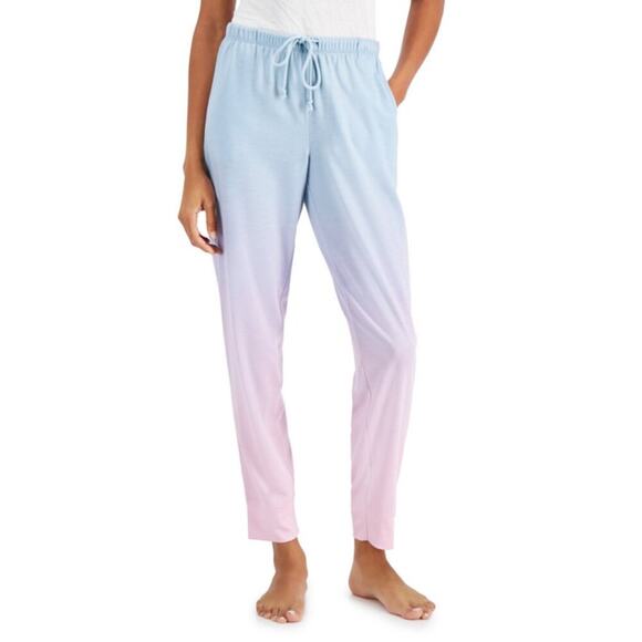 Jenni Tie-Dyed Jogger Pajama Pants Pastel Ombre Size Medium - Picture 1 of 1